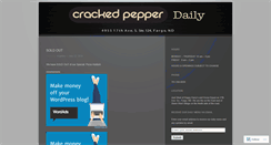 Desktop Screenshot of crackedpepperdaily.com