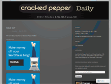 Tablet Screenshot of crackedpepperdaily.com